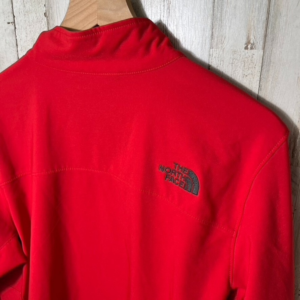 The North Face Red Half Zip Stitched Logo Pullover Windbreaker Mens Size Medium - Picture 7 of 8